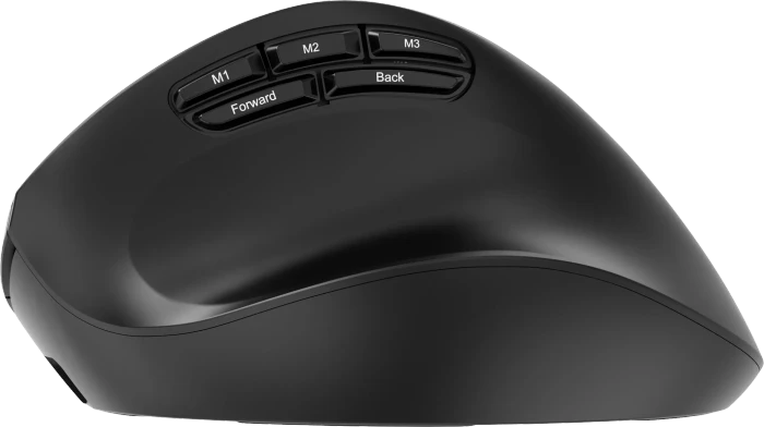 Gembird Triple-Mode 9-Button Wireless Ergonomic Mouse schwarz, USB/Bluetooth