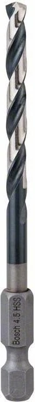 Bosch Professional HSS Impact Control Spiralbohrer, 4.5x47x87mm, 1 Stück