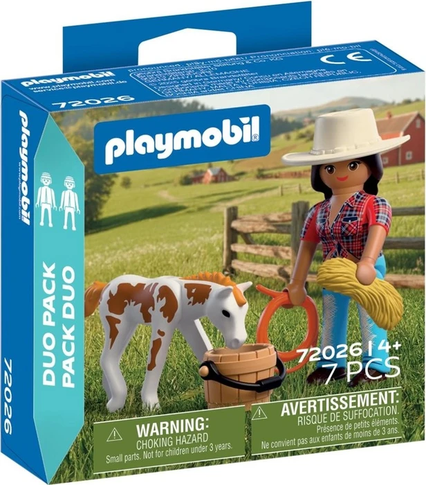 playmobil DuoPack Reiterin mit Fohlen
