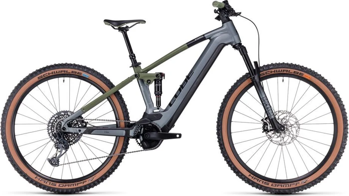 Cube Stereo Hybrid 120 TM 750 flashgrey'n'olive Modell 2023