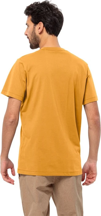 Jack Wolfskin Essential Logo T-Shirt kurzarm mustard (Herren)
