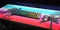 Cherry Xtrfy GP5 Miami XL Gaming Mauspad, 920x400mm, Palmen-Motiv blau/rot Vorschaubild
