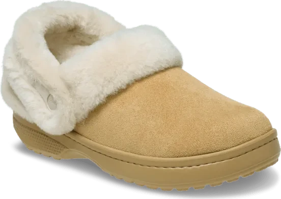 Crocs Classic Unfurgettable Vegan Suede Clog tan