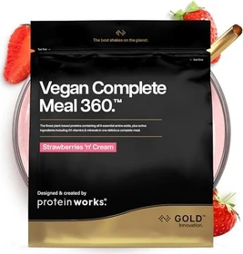 The Protein Works Complete 360 Meal Strawberry Cream 500g