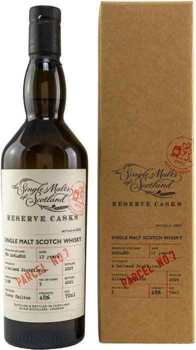 The Single Malts of Scotland Reserve Casks Lowland 2007 13 Years Old 700ml