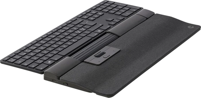 Contour Design SliderMouse Pro Wireless Regular Wrist, Stoff dunkelgrau, USB/Bluetooth