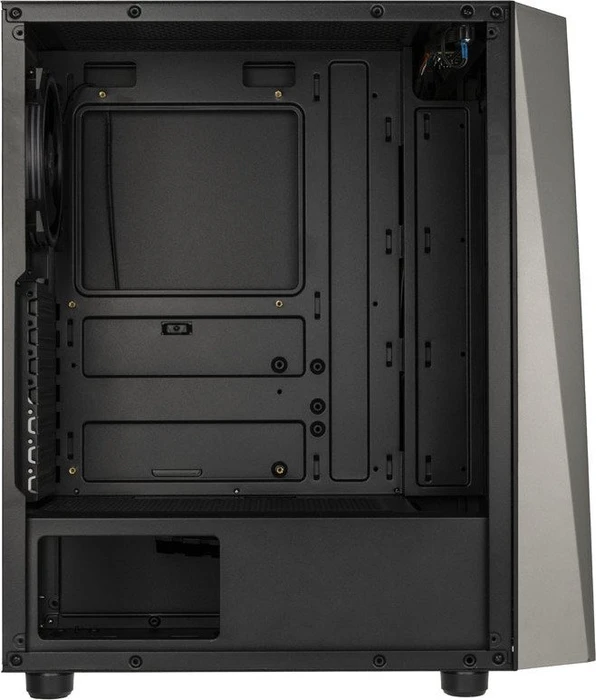 Zalman S4 Plus, schwarz, Acrylfenster