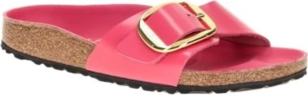 Birkenstock Madrid Big Buckle Naturleder Lack (Damen)
