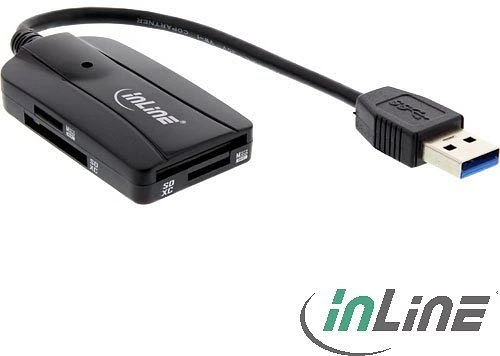 InLine Dual Flex Multi-Slot-Cardreader, USB-A 3.0 [Stecker]