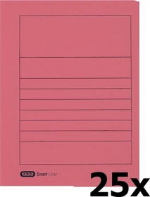 Elba Aktenmappe aus Manilakarton, Dreiflügelmappe, A4, rot