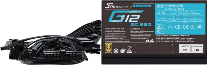 Seasonic G12 GC 550W, ATX
