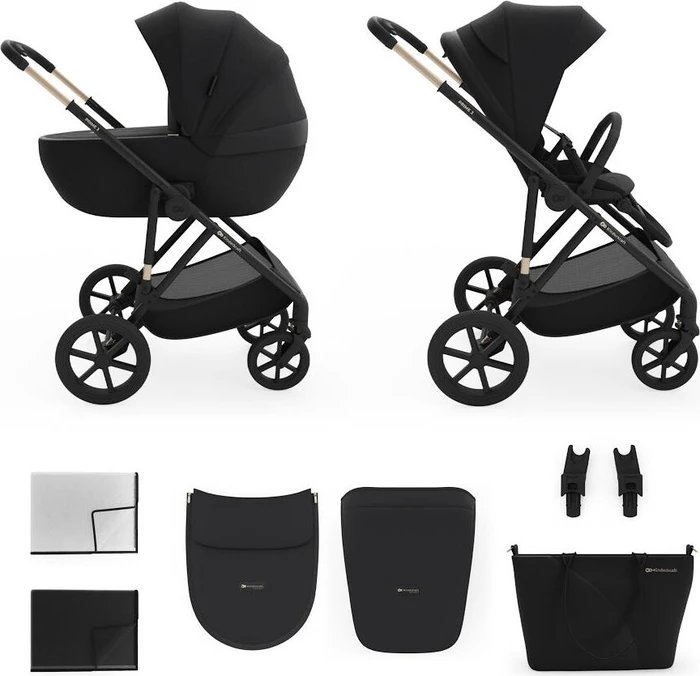 Kinderkraft Prime 2in1 Kombi-Kinderwagen black