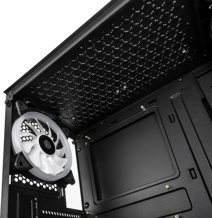 Kolink Observatory Lite Mesh, schwarz, Glasfenster