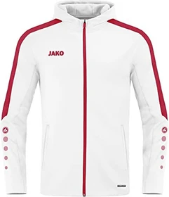 Jako Power Trainingsjacke weiß/rot (Damen)