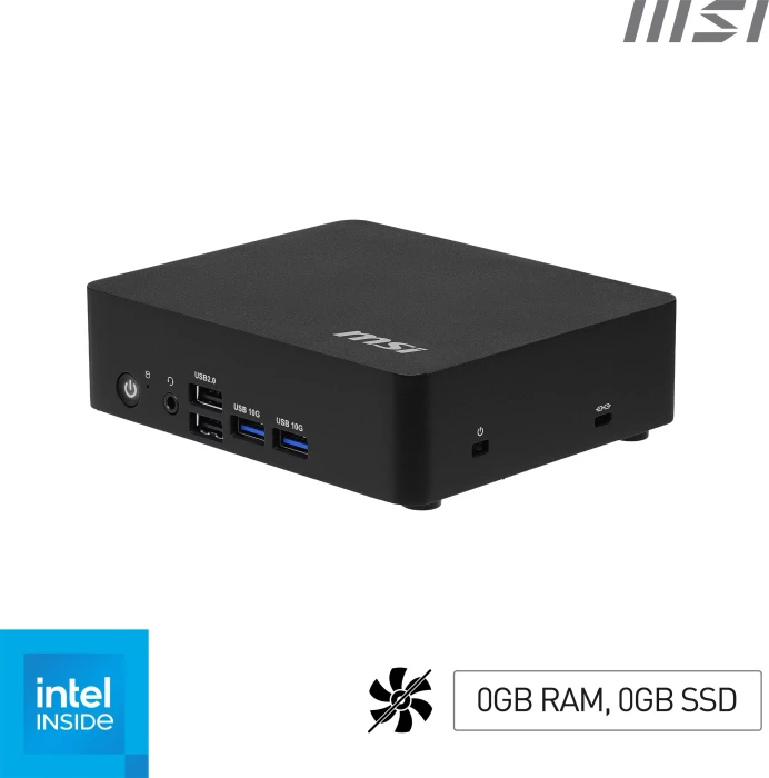 MSI Cubi NUC TWG S-006XAT, schwarz, N150, 8GB RAM, 512GB SSD