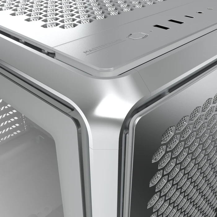 Cooler Master MasterFrame 600, silber, Glasfenster