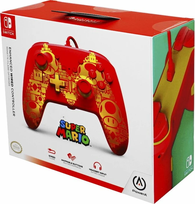 PowerA Enhanced Wired Controller Golden M (Switch)