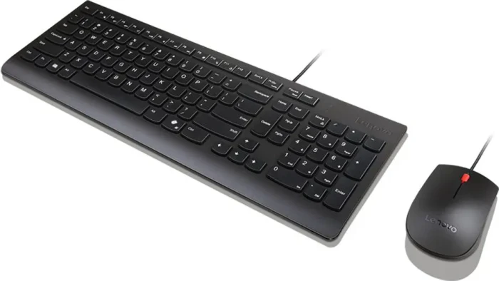Lenovo Essential Wired Combo, mit Copilot-Taste, USB, PL