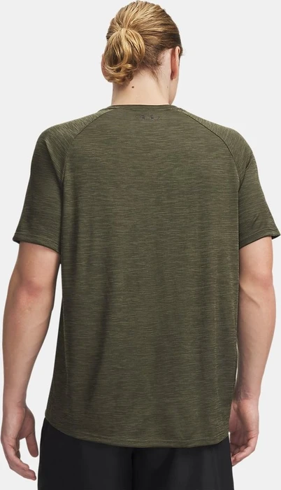 Under Armour Tech Textured Funktionsshirt kurzarm marine od green/black (Herren)