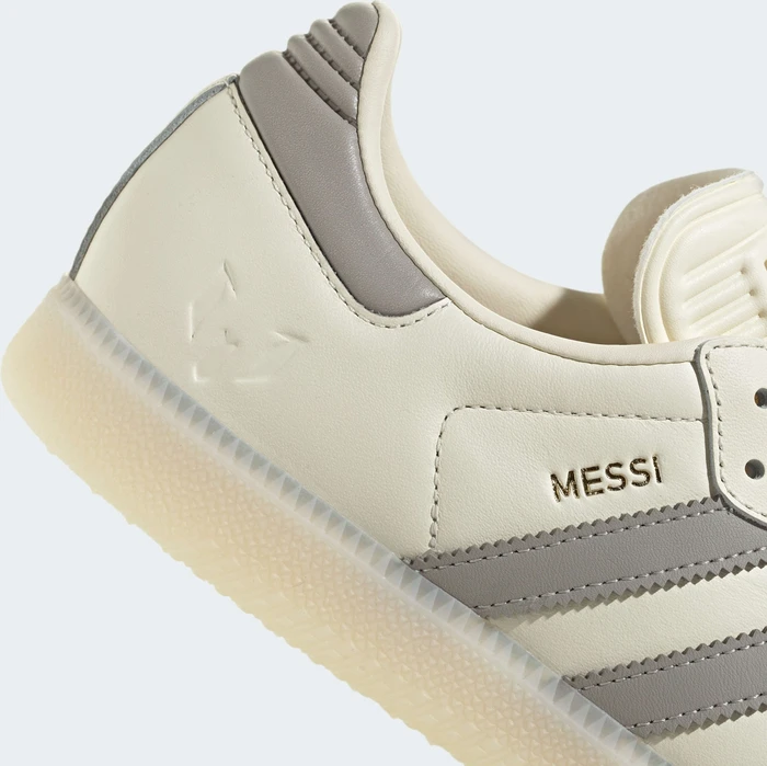 adidas Samba Messi cream white/light brown/gold metallic