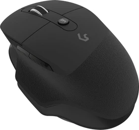 KeySonic KSM-6140BTRF-EG Wireless Ergonomic Office Mouse, schwarz, USB/Bluetooth (61012)