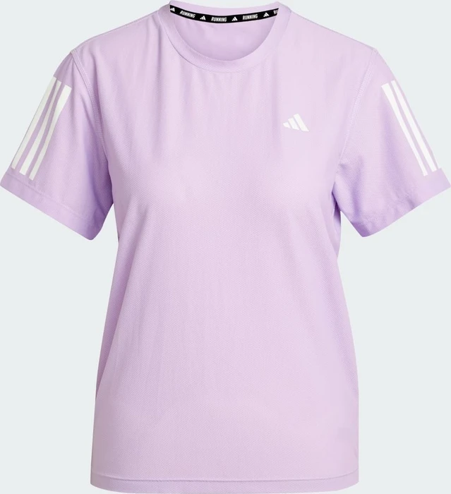 adidas Own The Run Laufshirt kurzarm powder plum (Damen)