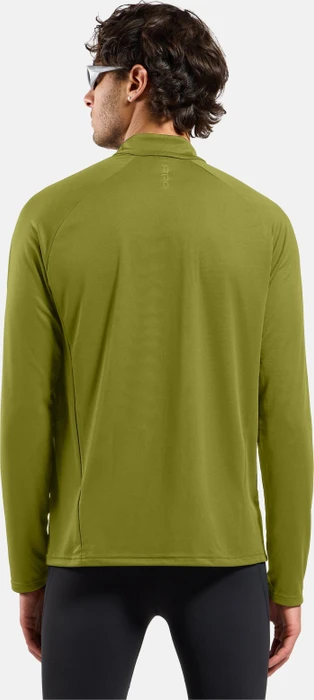 Odlo Essentials Half Zip Midlayer Funktionsshirt langarm guacamole (Herren)