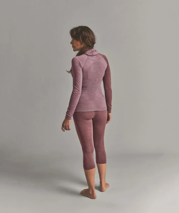 Ortovox 120 Comp Light Hoody Funktionsshirt langarm dusk rose (Damen)