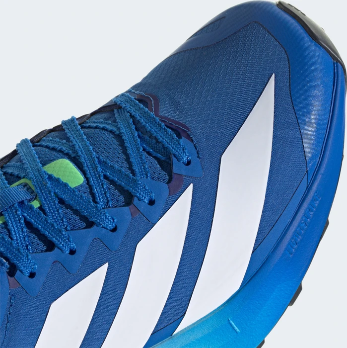 adidas Terrex Agravic 4 blue/cloud white/lime burst (Herren)