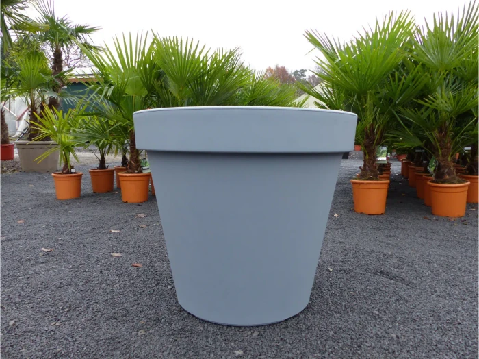 Grünwaren Übertopf 80cm grau