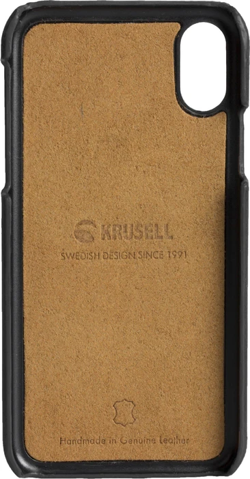 Krusell Sunne 2 Card Cover für Apple iPhone XS Max schwarz