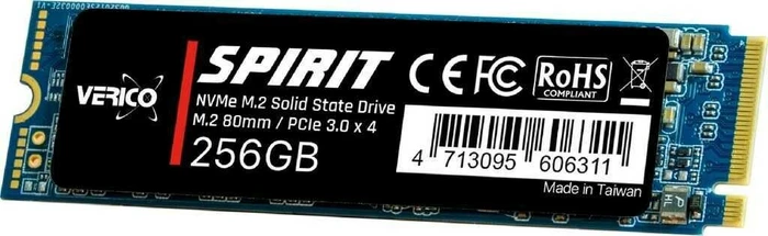 Verico Spirit SSD 256GB, M.2 2280 / M-Key / PCIe 3.0 x4
