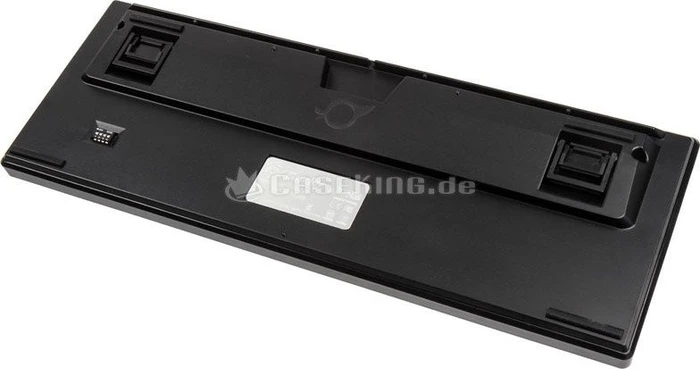 Ducky One TKL PBT schwarz, LEDs blau, MX SPEED Silver, USB, DE