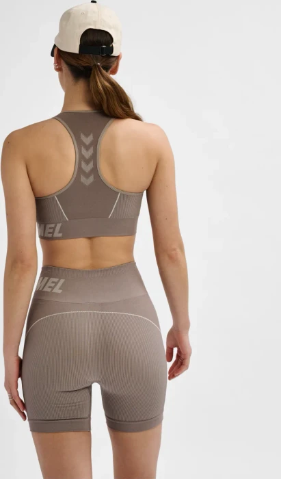 hummel Christel Sport-BH chateau gray/driftwood melange (Damen)
