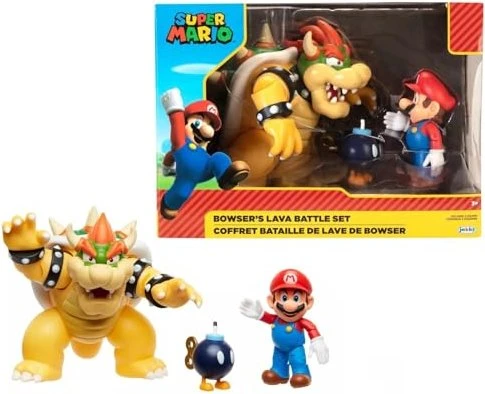 Jakks Pacific Nintendo - Super Mario - Bowser's Lava Battle Set
