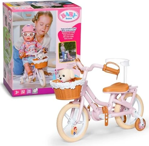 Zapf creation BABY born Zubehör - Fahrrad mit Lucky