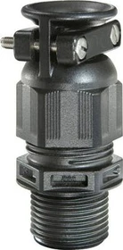 Wiska ESKVZ-L 20 BK Kabelverschraubung lang, Kunststoff mit externer Zugentlastung, M20, RAL 9005