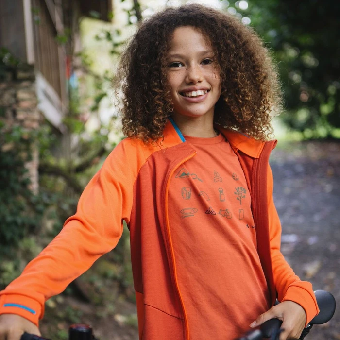 Vaude Detective Fleece Funktionsjacke hotchili (Junior)