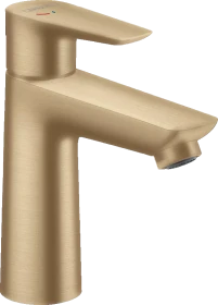 Hansgrohe Talis E Waschtischmischer 110 CoolStart mit Zugstangen-Ablaufgarnitur brushed bronze