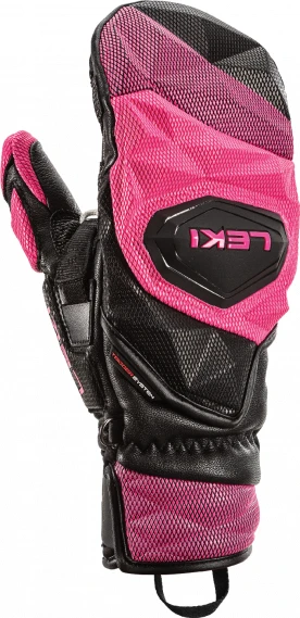 Leki WCR Venom SL 3D Mitt Skihandschuhe black/pink