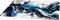 Sharkoon Skiller SGP35 D6, Mouse Mat XXL, 900x400mm, Abstract blau/weiß Vorschaubild