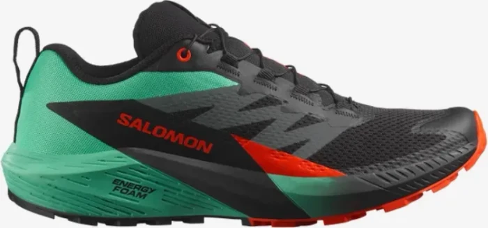 Salomon Sense Ride 5 black/bay/cherry tomato (Herren)