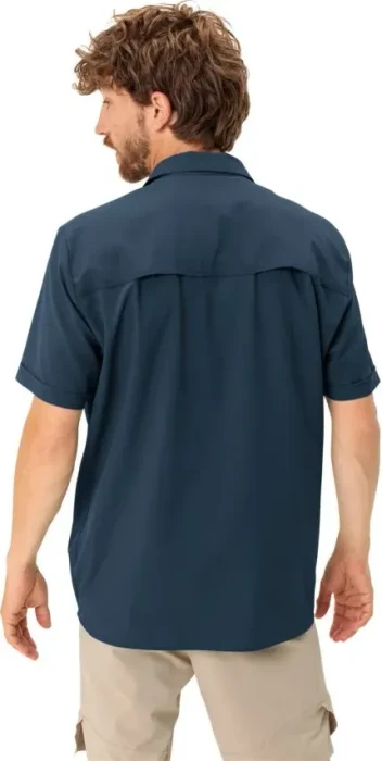 Vaude Rosemoor II Hemd kurzarm dark sea uni (Herren)