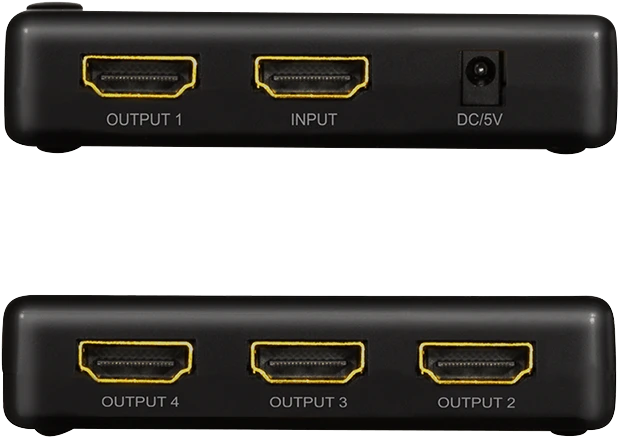 LogiLink HDMI-Splitter 1x4-Port 4K/30Hz schlank