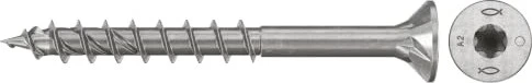 fischer PowerFast FPF II CTP T20 5x60 A2 100 Spanplattenschraube, 5x60mm, 100 Stück