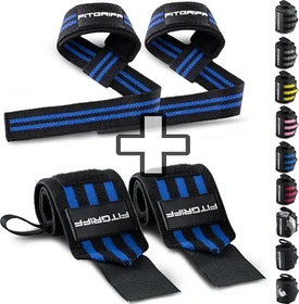 Fitgriff Standard gepolstert Zughilfe schwarz/blau