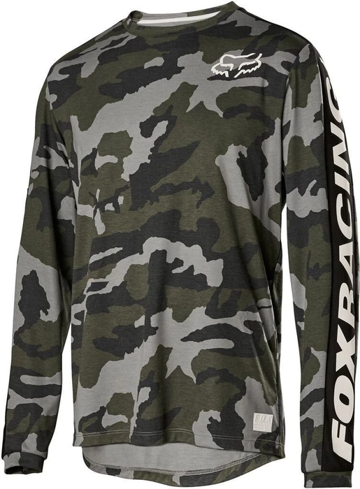 Fox Racing Ranger Drirelease Trikot langarm green camo (Herren)