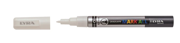 Lyra Graduate Mark All Permanentmarker 0.7mm weiß