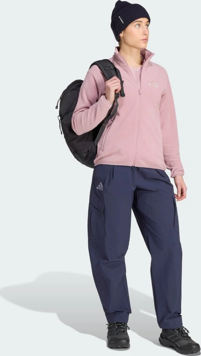 adidas Terrex Multi Essentials Fleece Jacke magic mauve (Damen)