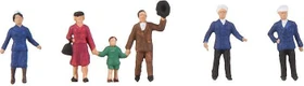 Faller Miniaturfiguren - Luftschiffbesatzung/Passagiere H0